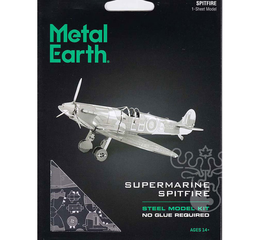 Metal Earth WWII Supermarine Spitfire Model Kit