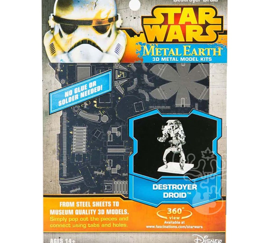 Metal Earth Star Wars Destroyer Droid Model Kit