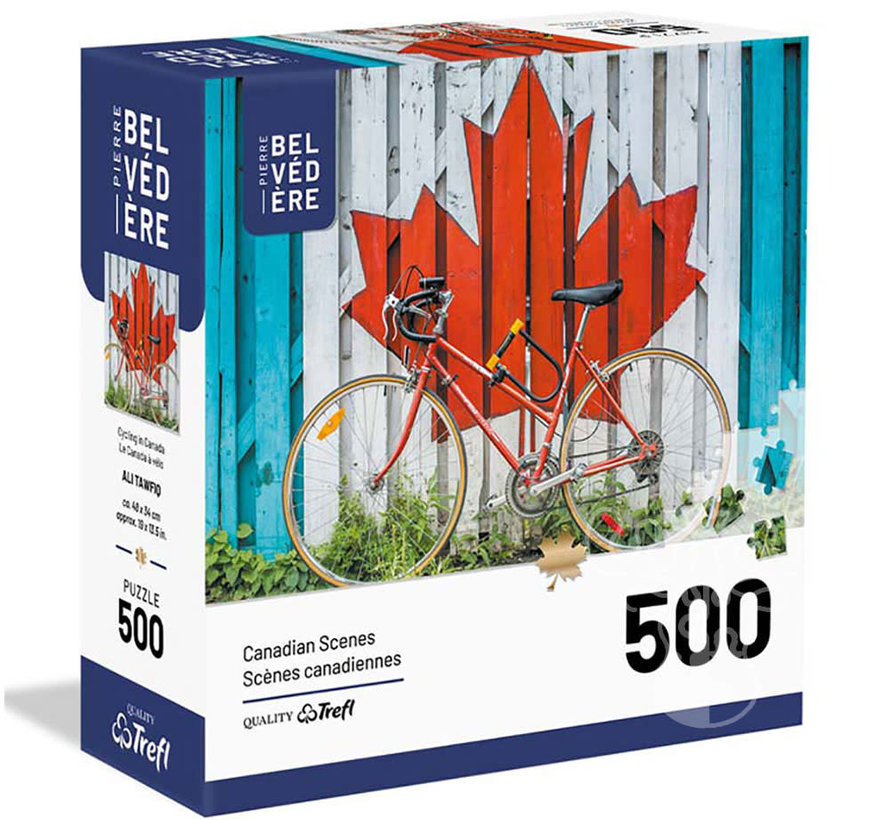 Pierre Belvedere Cycling Canada Puzzle 500pcs
