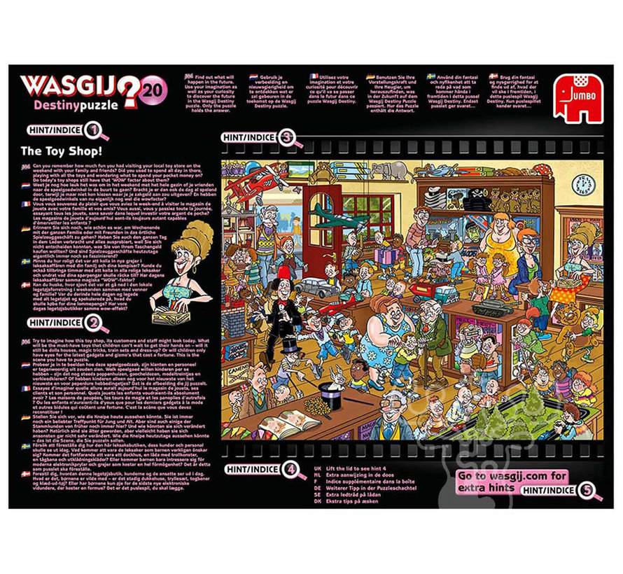 Jumbo Wasgij Destiny 20 The Toy Shop! Puzzle 1000pcs