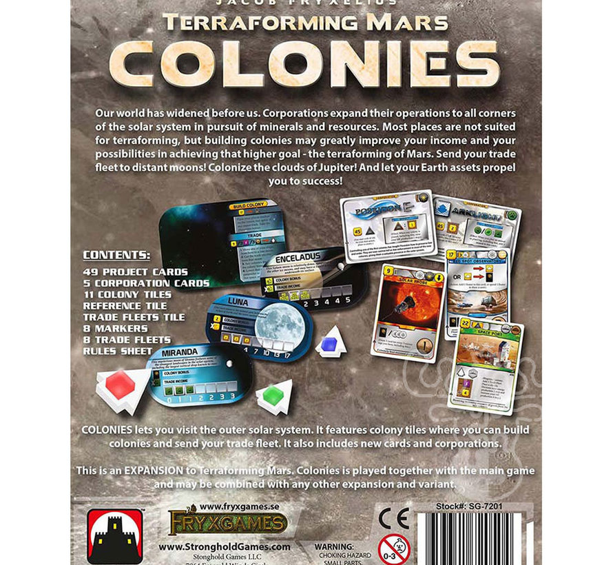 Terraforming Mars Expansion: The Colonies