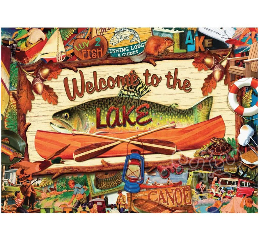 Willow Creek Welcome to the Lake Puzzle 1000pcs
