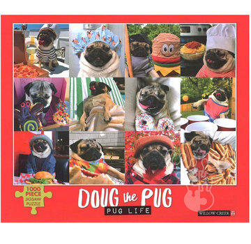 Willow Creek Willow Creek Doug the Pug: Pug Life Puzzle 1000pcs