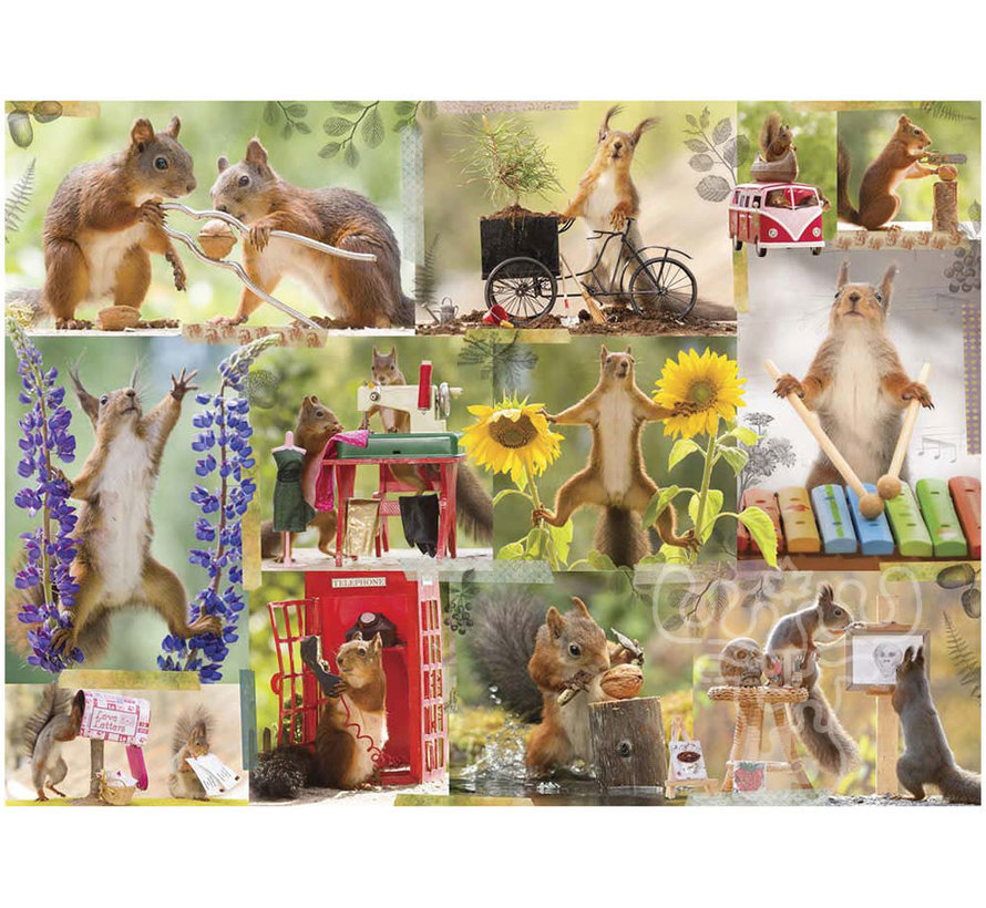 Willow Creek Gettin’ Squirrelly Puzzle 1000pcs