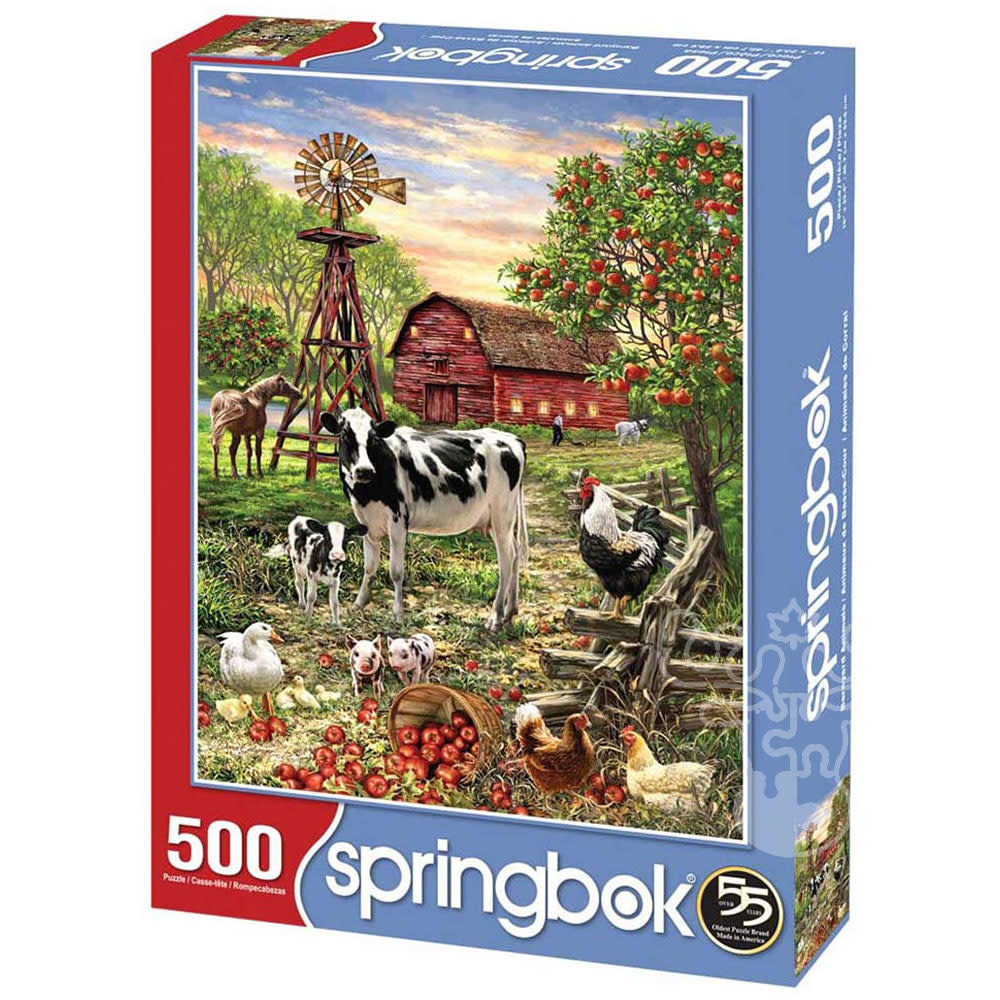 Springbok Barnyard Animals Puzzle 500pcs Puzzles Canada
