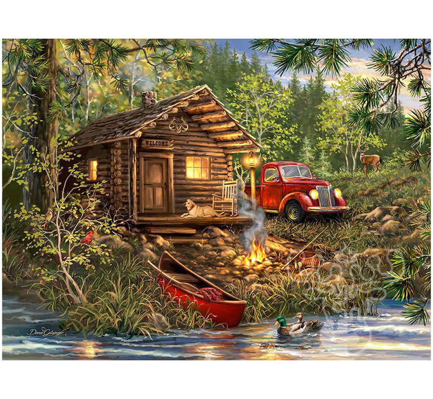 Springbok Cozy Cabin Life Puzzle 500pcs