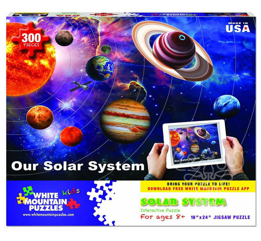 White Mountain Solar System Puzzle 300pcs