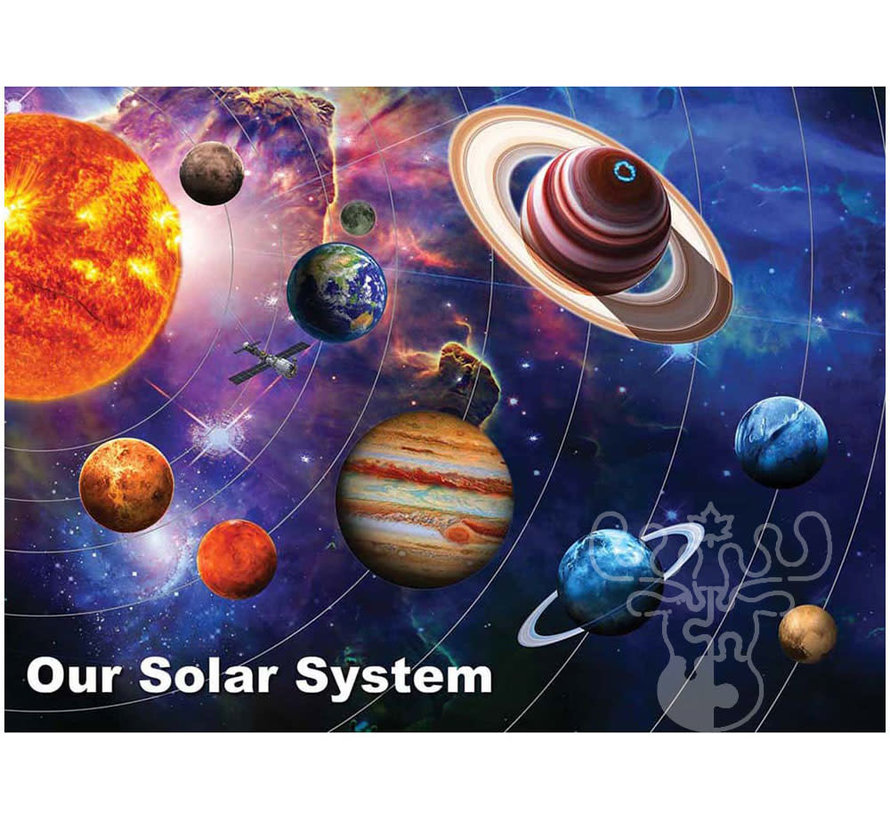 White Mountain Solar System Puzzle 300pcs