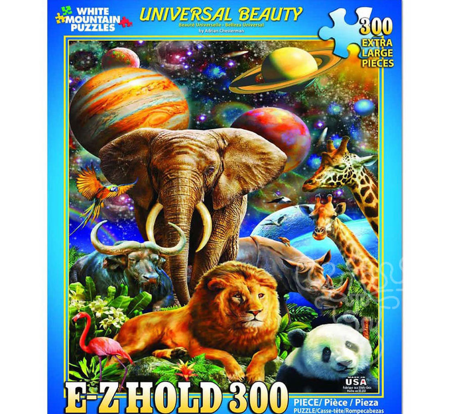 White Mountain Universal Beauty E-Z Hold Puzzle 300pcs