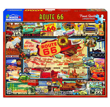 White Mountain White Mountain Route 66 Puzzle 1000pcs