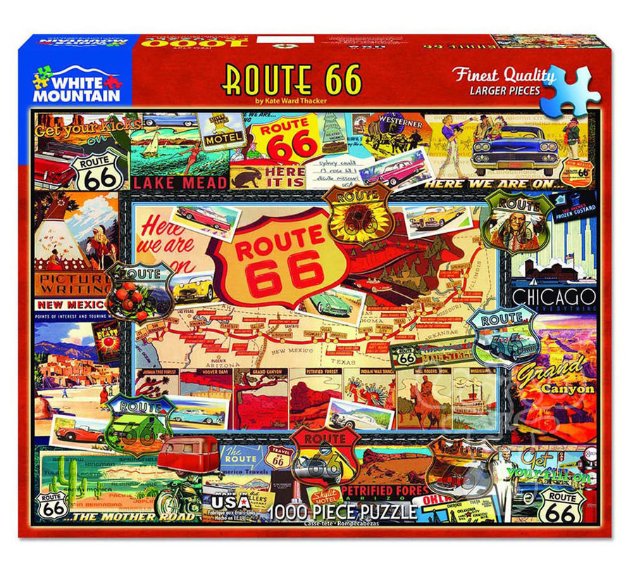 White Mountain Route 66 Puzzle 1000pcs