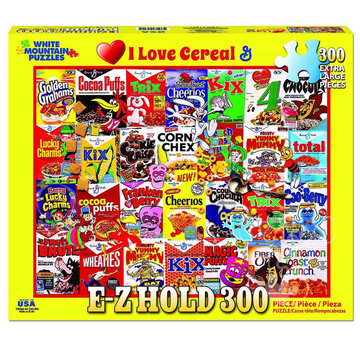 White Mountain White Mountain I Love Cereal E-Z Hold Puzzle 300pcs