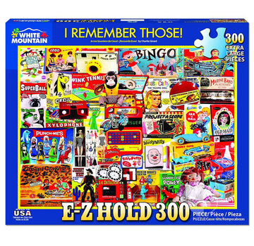 White Mountain White Mountain I Remember Those E-Z Hold Puzzle 300pcs