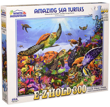 White Mountain White Mountain Amazing Sea Turtles Puzzle 300pcs