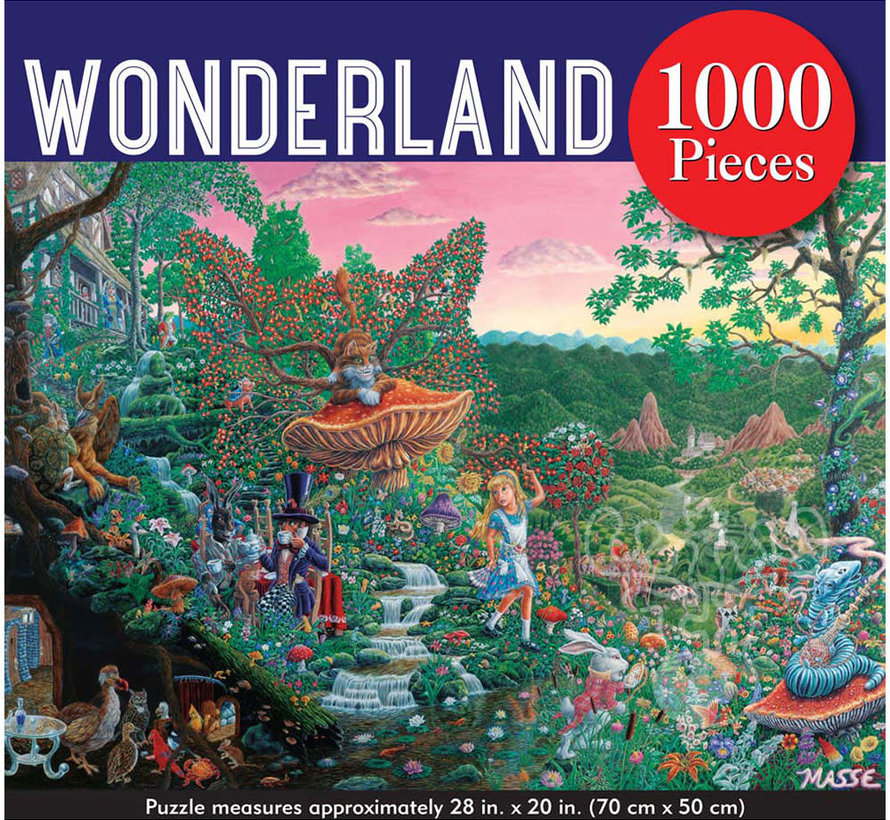 Peter Pauper Press Wonderland Puzzle 1000pcs