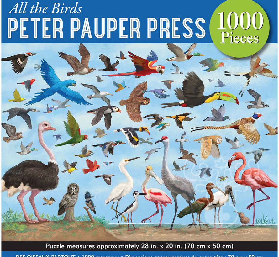 Peter Pauper Press All the Bird Puzzle 1000pcs