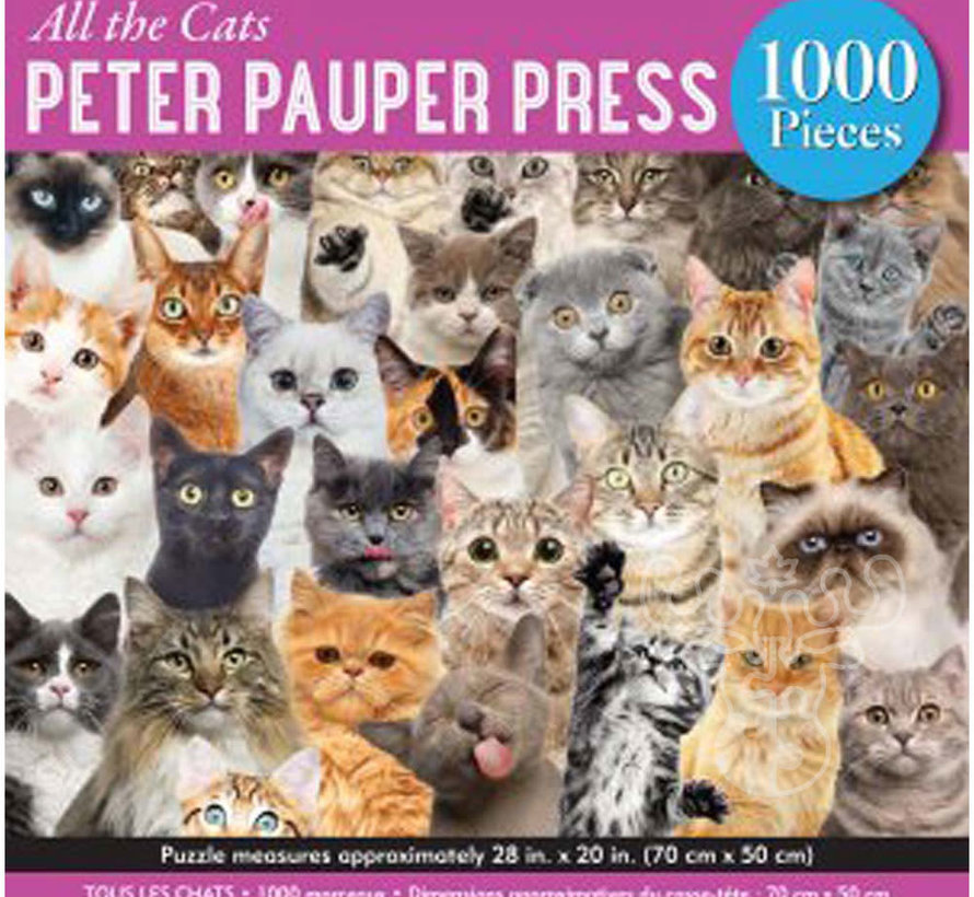 Peter Pauper Press All the Cats Puzzle 1000pcs