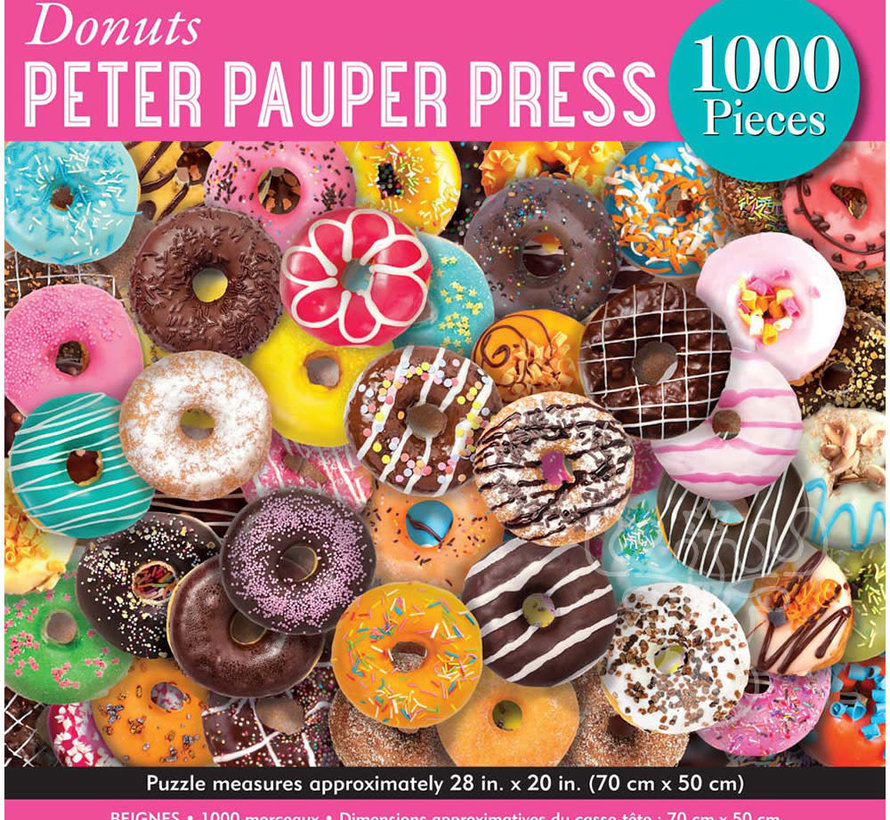 Peter Pauper Press Donuts Puzzle 1000pcs