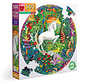 eeBoo Unicorn Garden Round Puzzle 500pcs