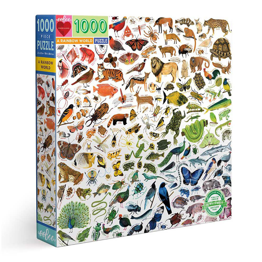 eeBoo A Rainbow World Puzzle 1000pcs Puzzles Canada
