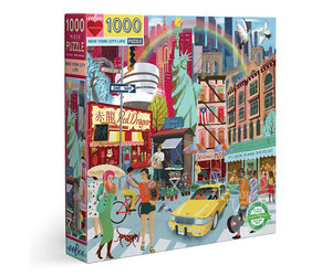 Eeboo Puzzle 1000 Pieces - New York City Life