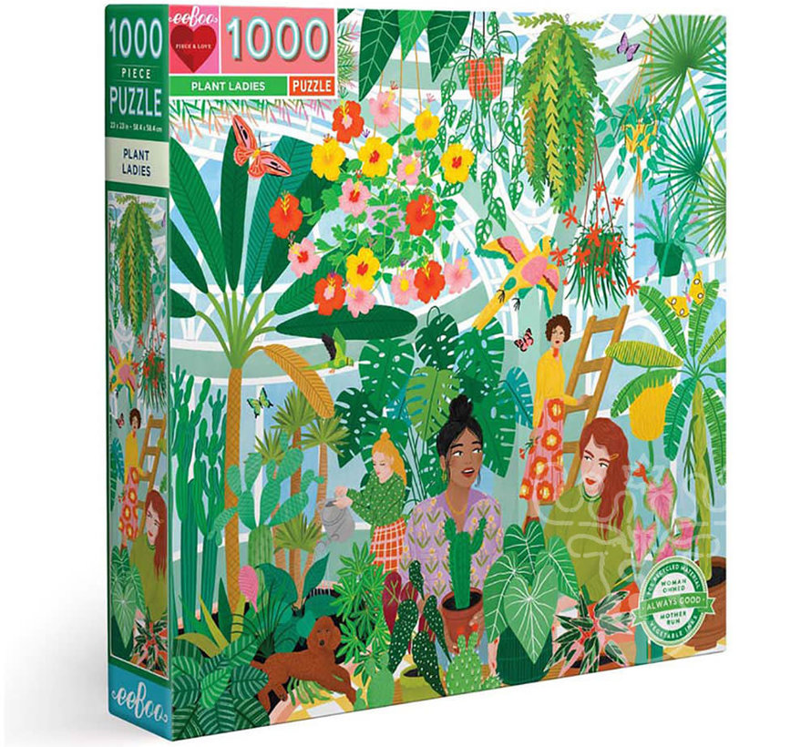 eeBoo Plant Ladies Puzzle 1000pcs