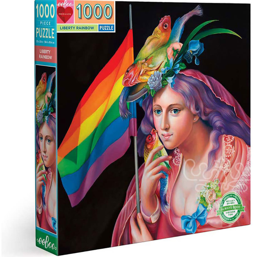 eeBoo Liberty Rainbow Puzzle 1000pcs *