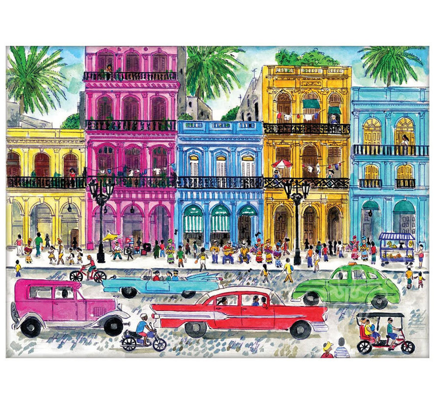 Galison Michael Storrings Cuba Puzzle 1000pcs