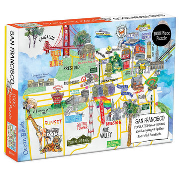 Galison Galison San Francisco Puzzle 1000pcs