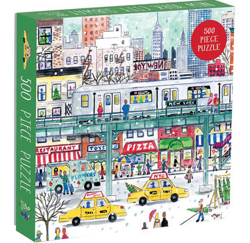 Galison Galison Michael Storrings New York City Subway Puzzle 500pcs