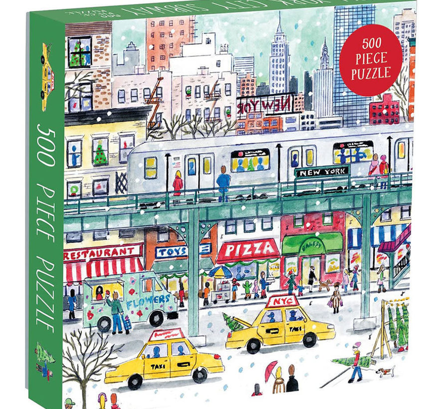 Galison Michael Storrings New York City Subway Puzzle 500pcs