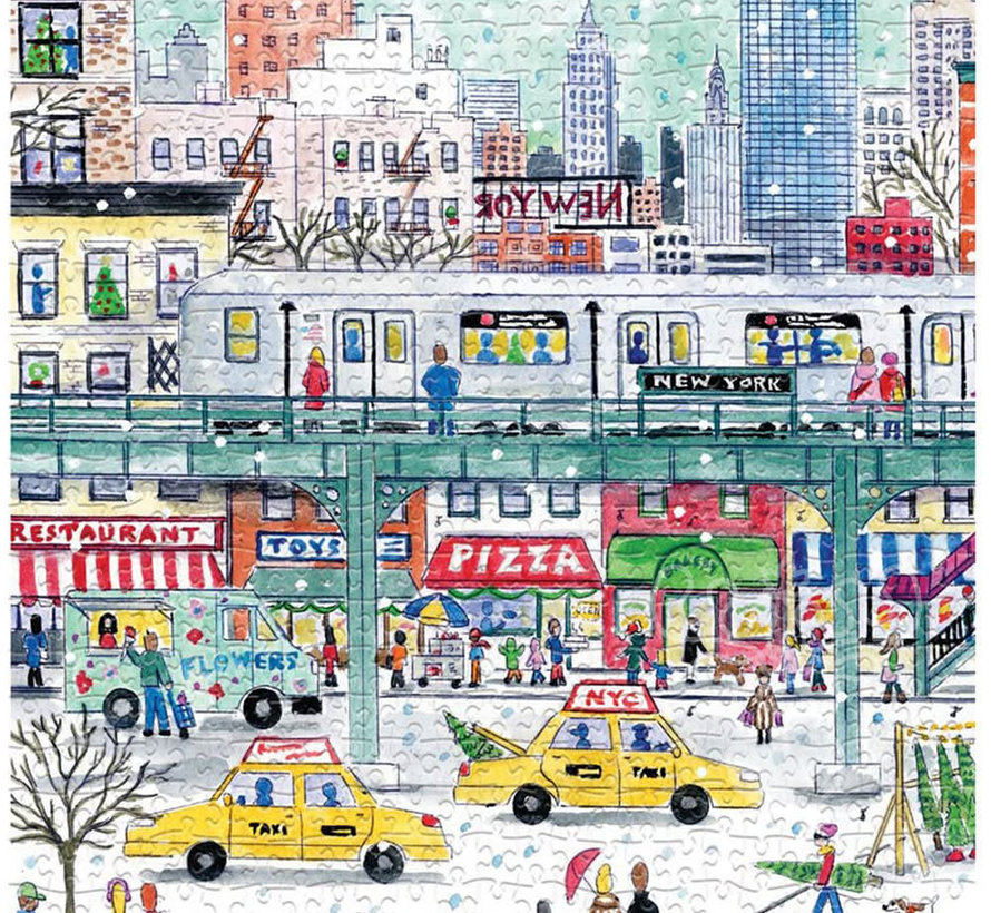 Galison Michael Storrings New York City Subway Puzzle 500pcs