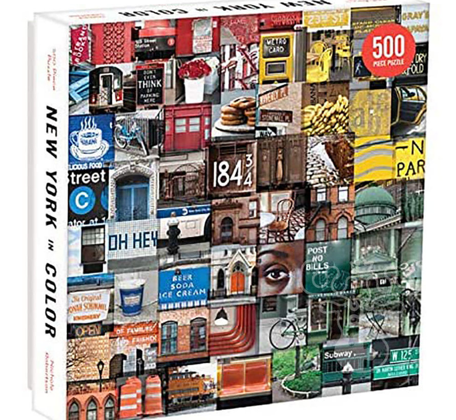 Galison New York in Color Puzzle 500pcs