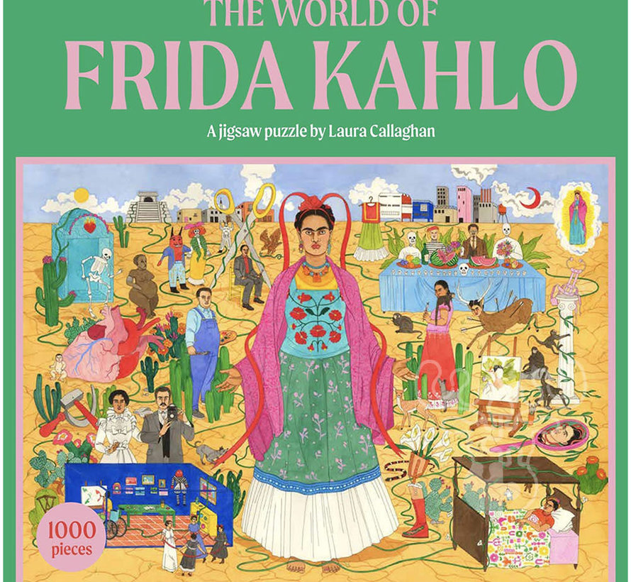 Laurence King The World of Frida Kahlo Puzzle 1000pcs