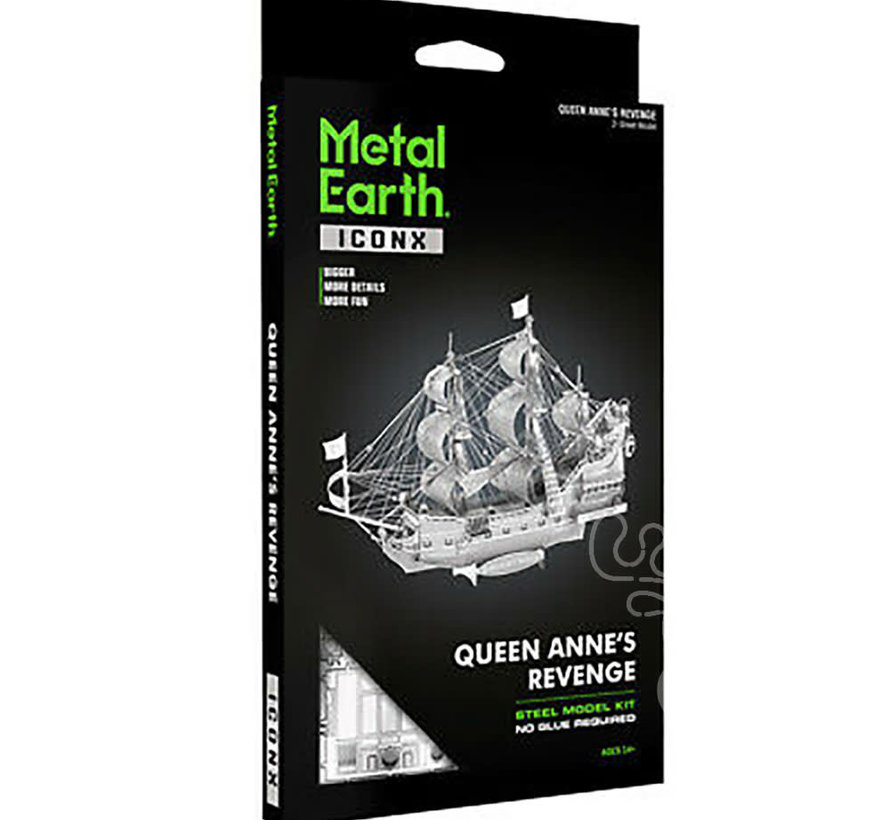 Metal Earth Iconix Queen Anne’s Revenge Model Kit