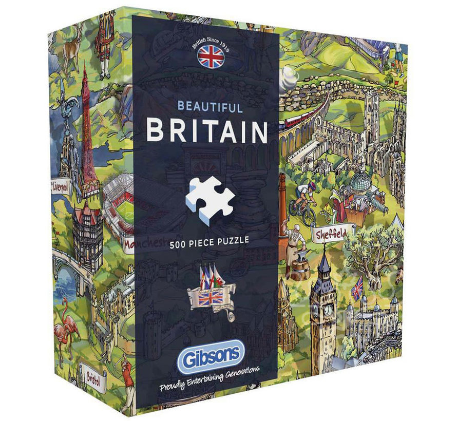 Gibsons Beautiful Britain Puzzle 500pcs RETIRED*