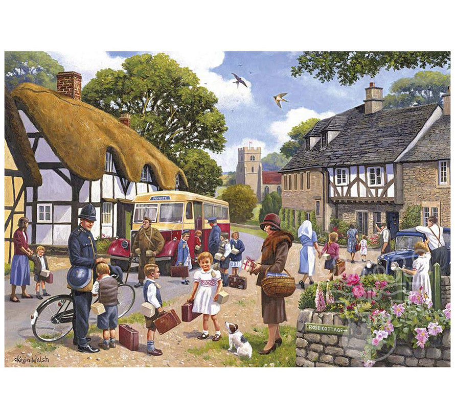Gibsons The Evacuees Puzzle 4 x 500pcs