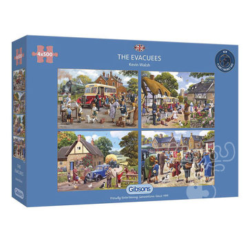 Gibsons Gibsons The Evacuees Puzzle 4 x 500pcs