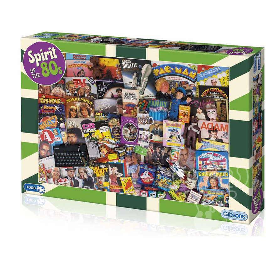 Gibsons Spirit of the 80s Puzzle 1000pcs