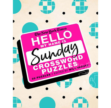 St. Martin's Publishing FINAL SALE New York Times Hello My Name is Sunday Crossword Puzzles