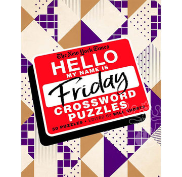St. Martin's Publishing New York Times Hello My Name is Friday Crossword Puzzles