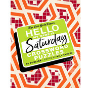 St. Martin's Publishing FINAL SALE New York Times Hello My Name is Saturday Crossword Puzzles