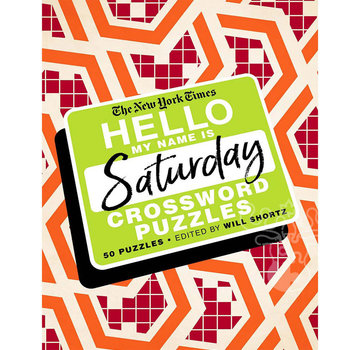 St. Martin's Publishing FINAL SALE New York Times Hello My Name is Saturday Crossword Puzzles