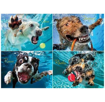 Willow Creek Willow Creek Underwater Dogs: Pool Pawty Puzzle 1000pcs