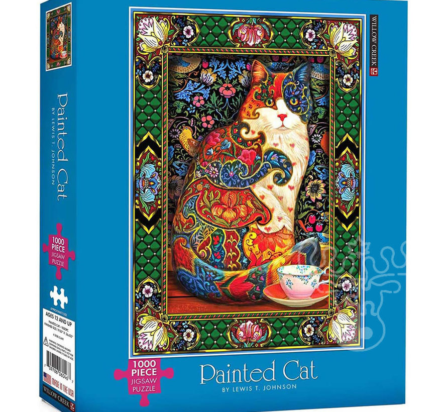 Willow Creek Painted Cat Puzzle 1000pcs