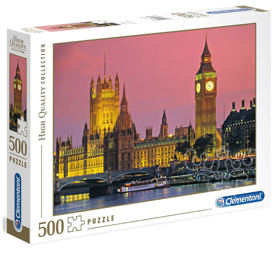 Clementoni London Puzzle 500pcs - ORIGINAL BOX SIZE
