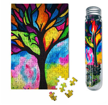 MicroPuzzles MicroPuzzles Stained Glass Tree Mini Puzzle 150pcs