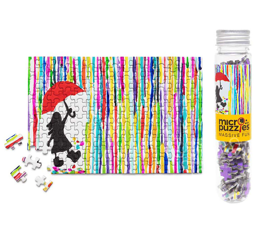MicroPuzzles Rainbow Rain Mini Puzzle 150pcs