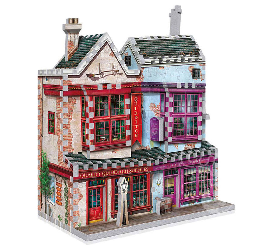 Wrebbit Harry Potter Diagon Alley Collection: Quality Quidditch Supplies™ and Slug and Jiggers™ Puzzle 305pcs