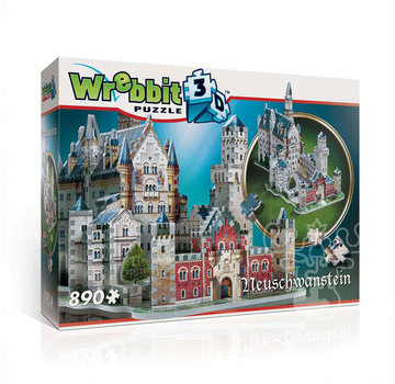 Wrebbit Wrebbit Castles & Cathedrals Neuschwanstein Castle Puzzle 890pcs